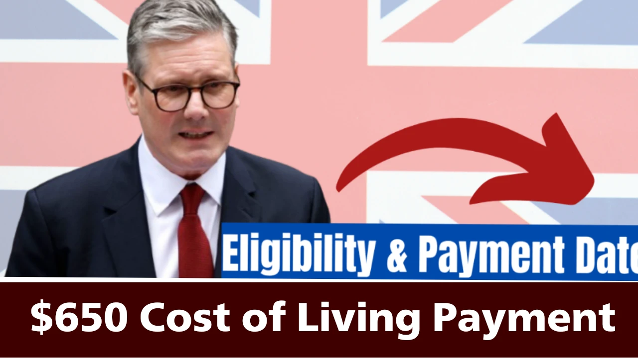 $650 Cost of Living Payment