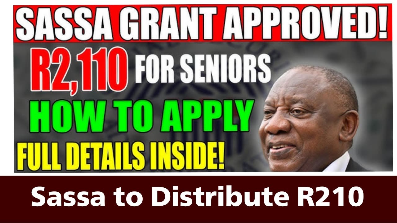 SASSA to Disburse R2110