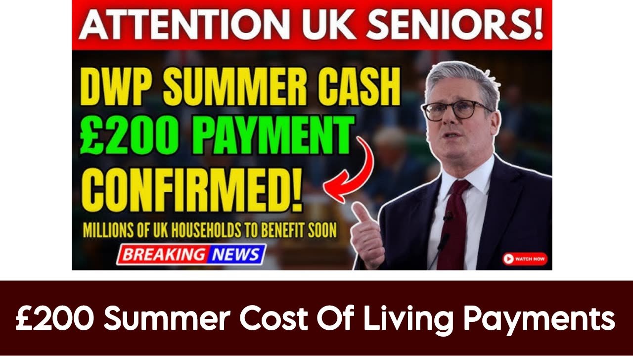 £200 Summer Cost Of Living Payments