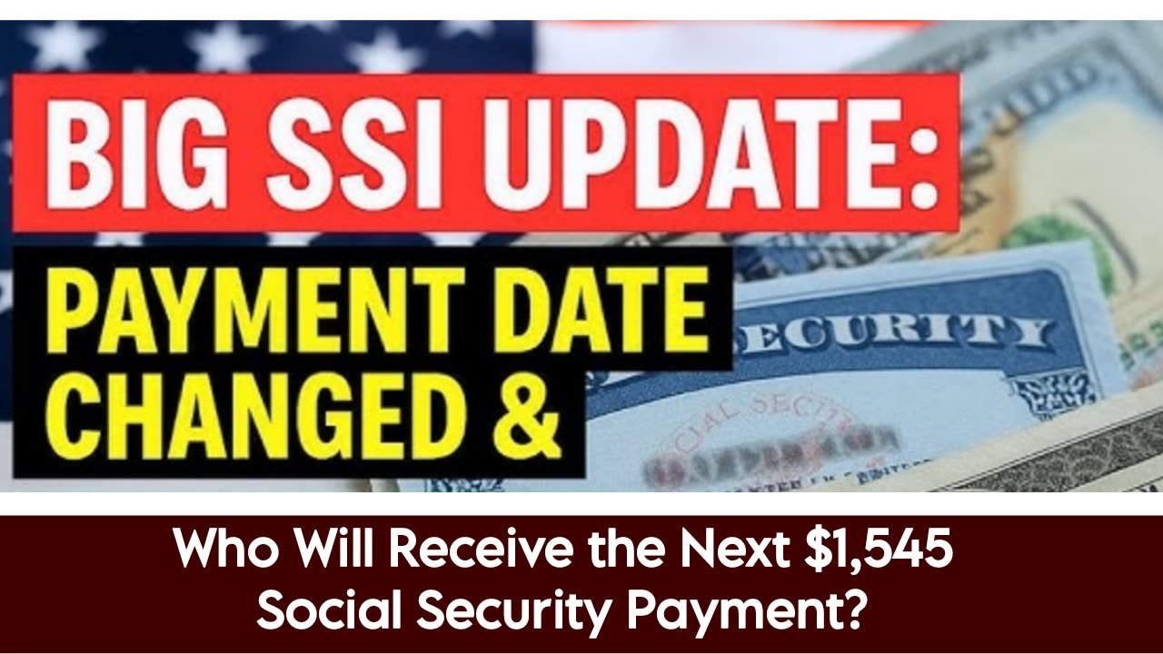 $1,545 Social Security Payment