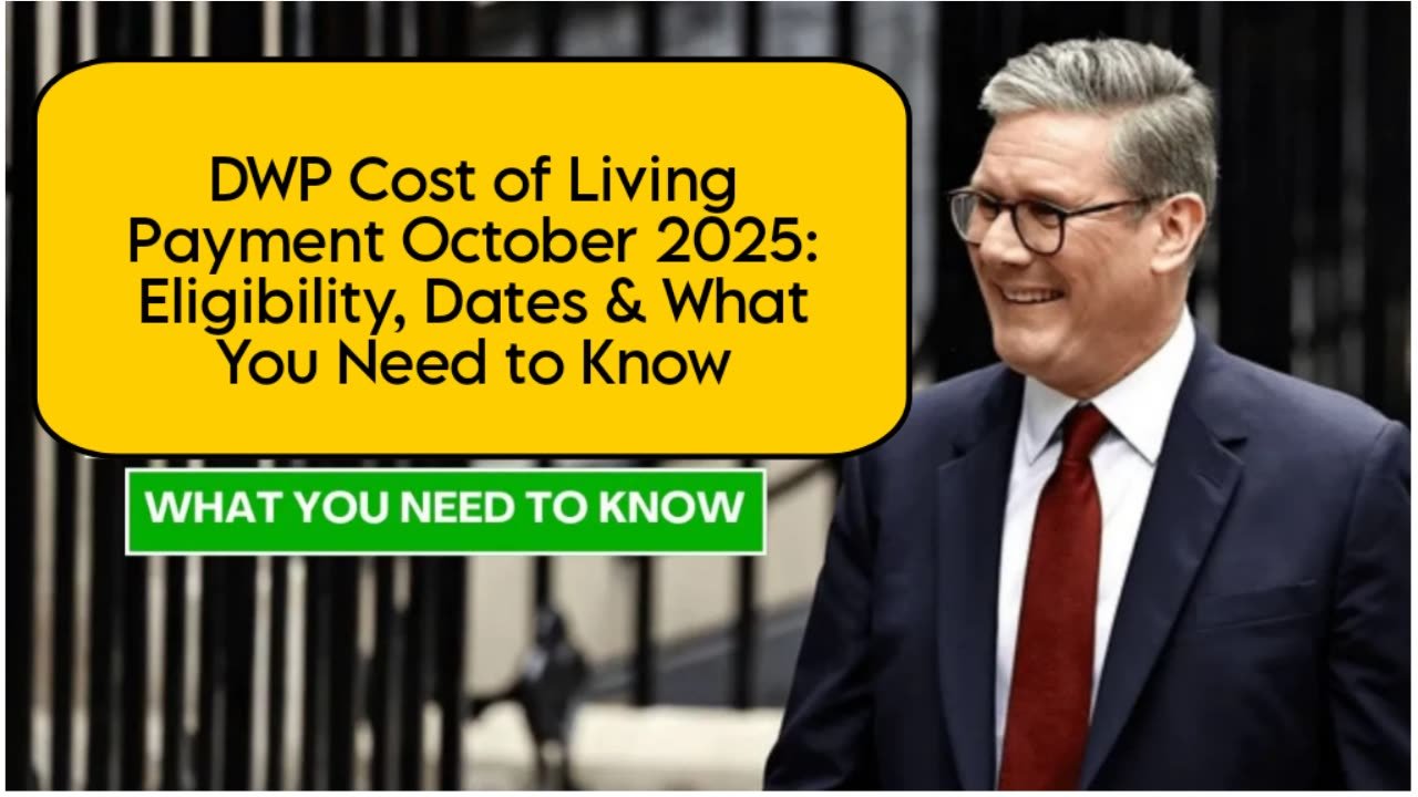 DWP Cost of Living Payment October