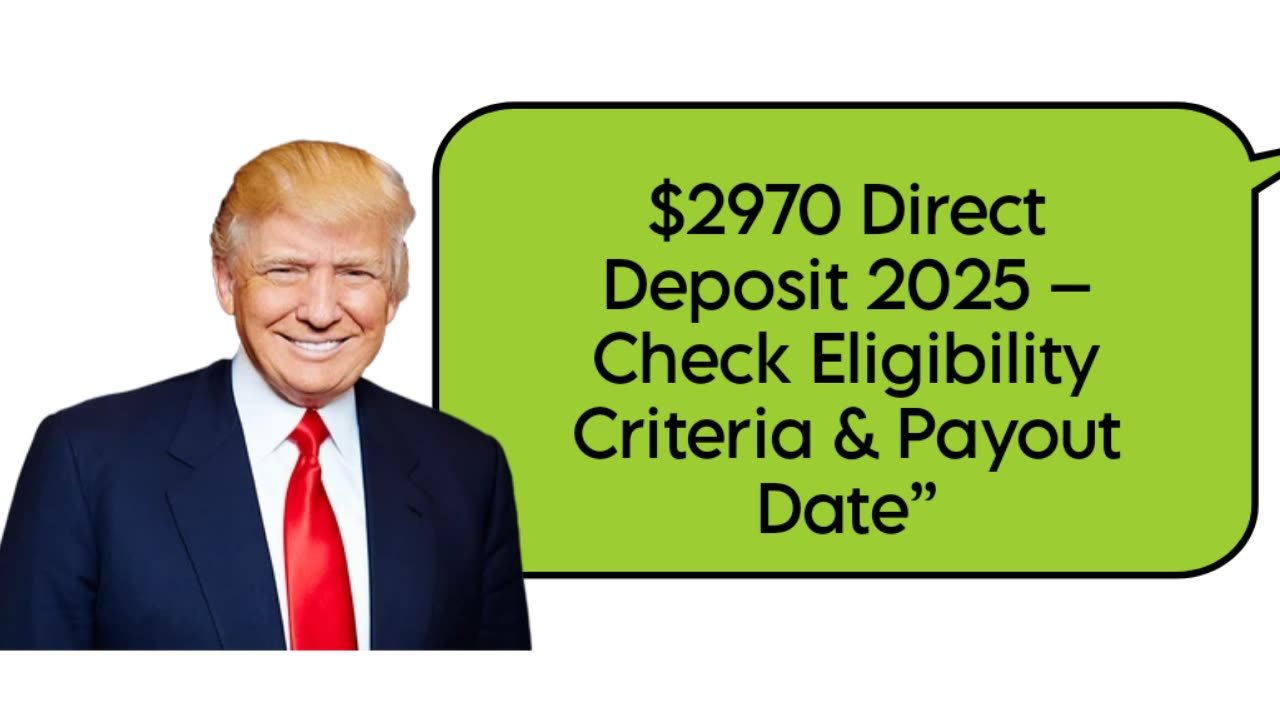 $2970 Direct Deposit