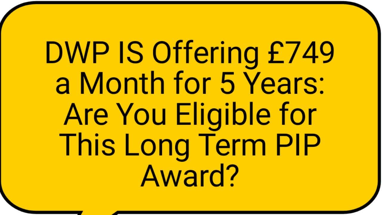 DWP IS Offering £749