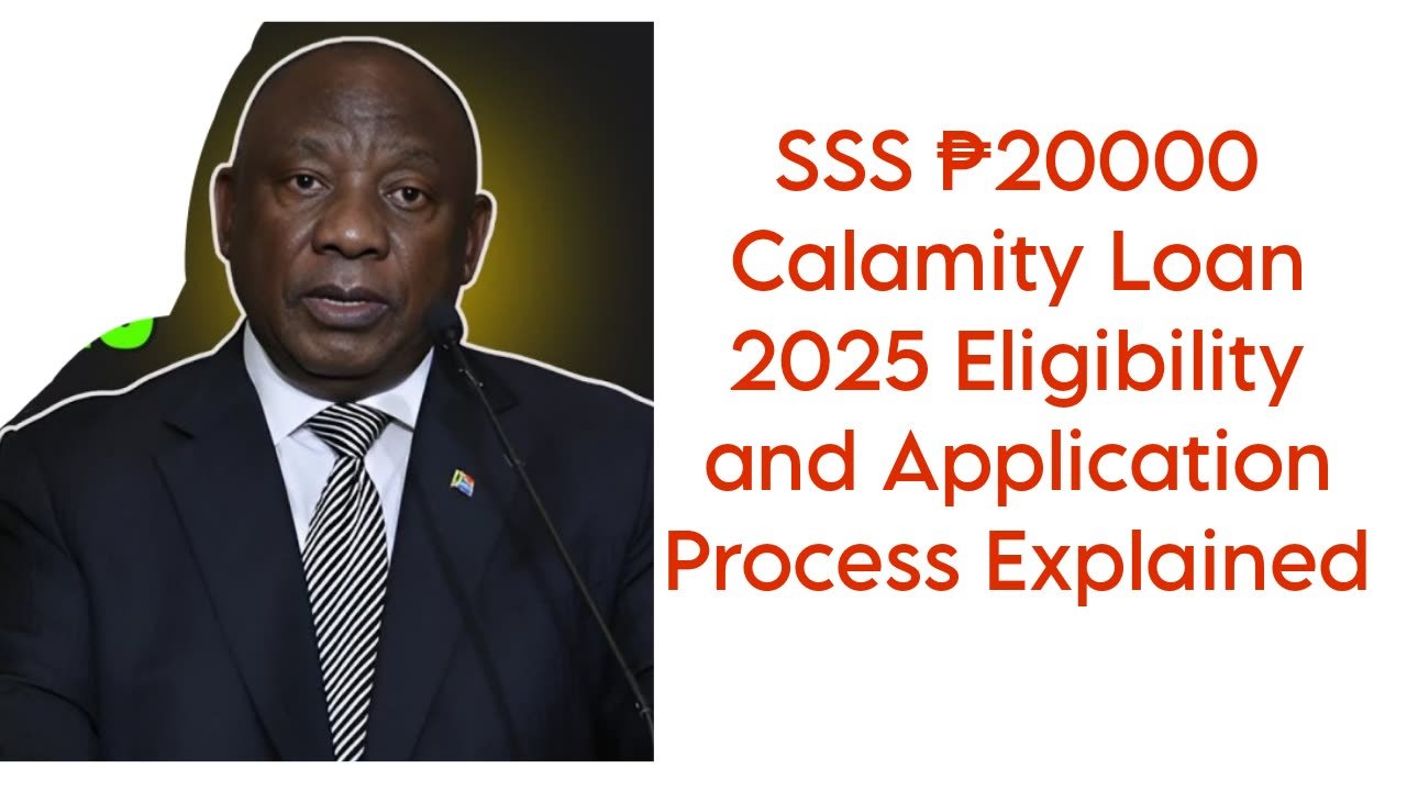 SSS ₱20000 Calamity Loan