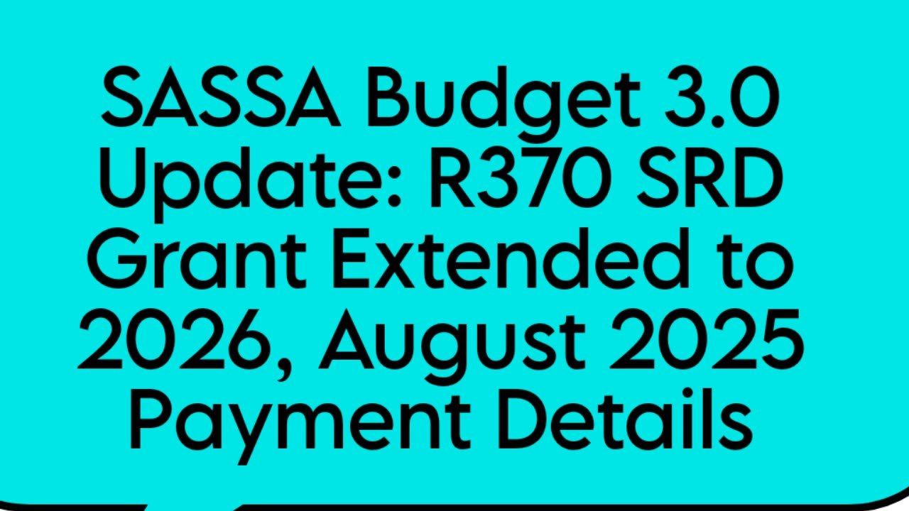 SASSA Budget 3.0